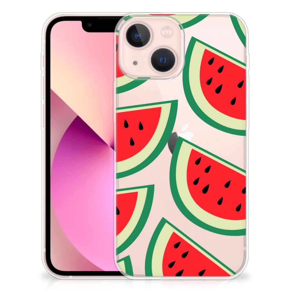 iPhone 13 mini Siliconen Case Watermelons