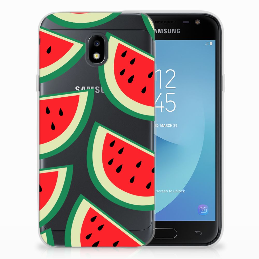 Samsung Galaxy J3 2017 Siliconen Case Watermelons