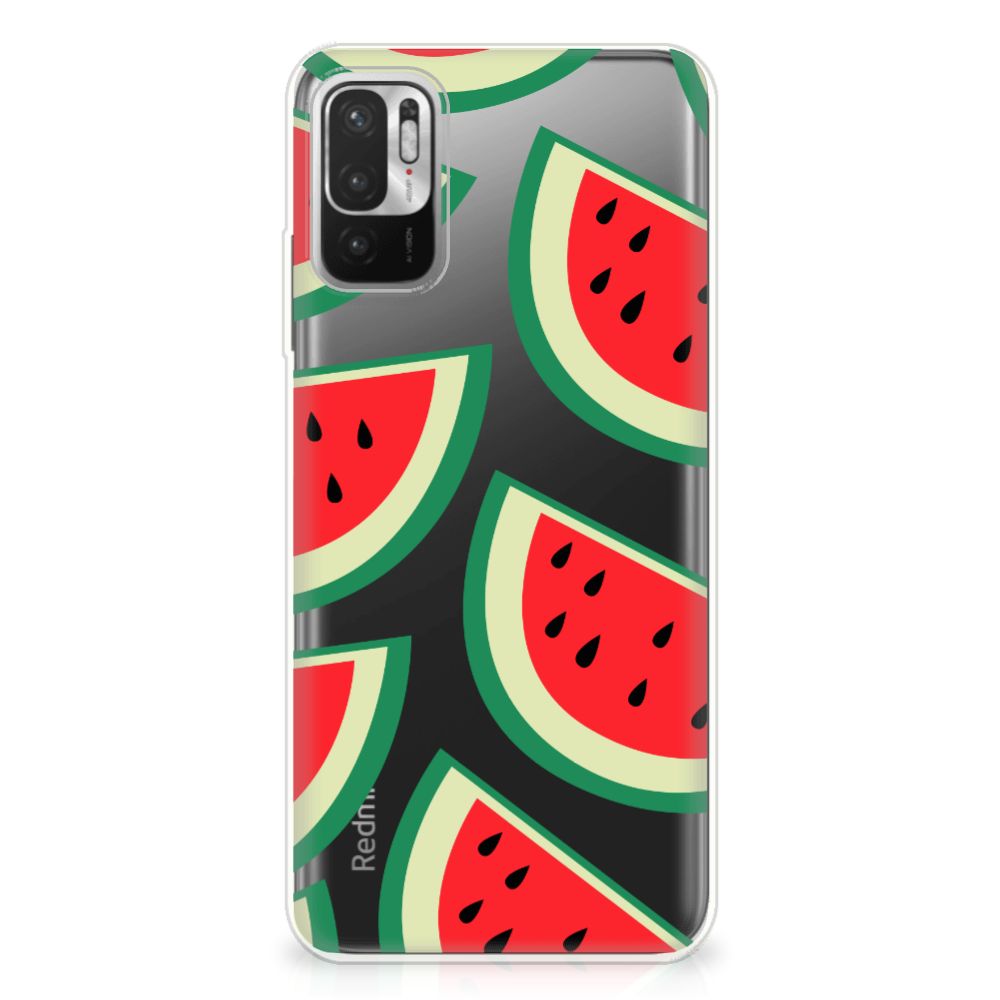 Xiaomi Redmi Note 10/10T 5G | Poco M3 Pro Siliconen Case Watermelons