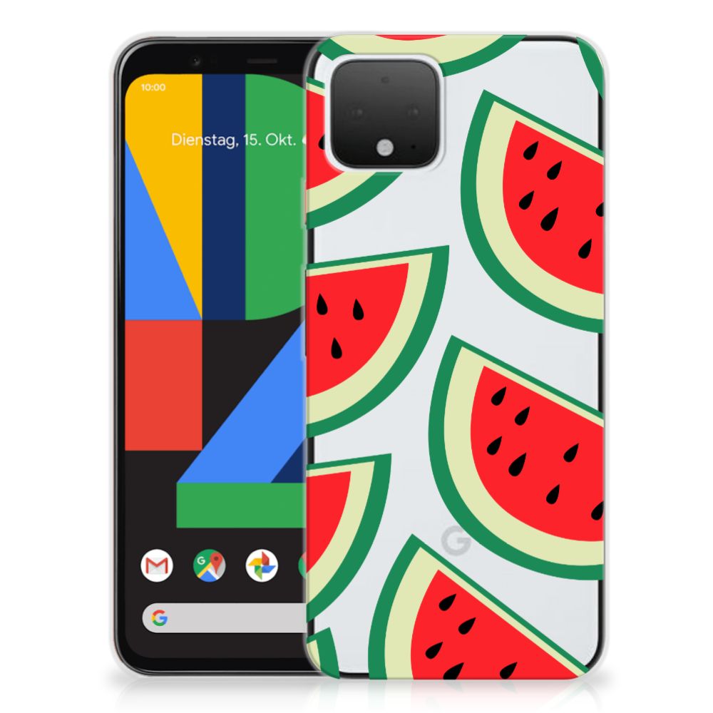 Google Pixel 4 Siliconen Case Watermelons
