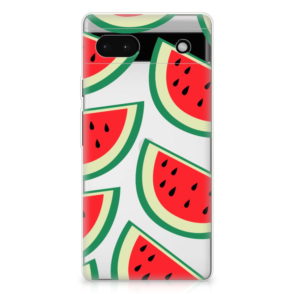 Google Pixel 6A Siliconen Case Watermelons