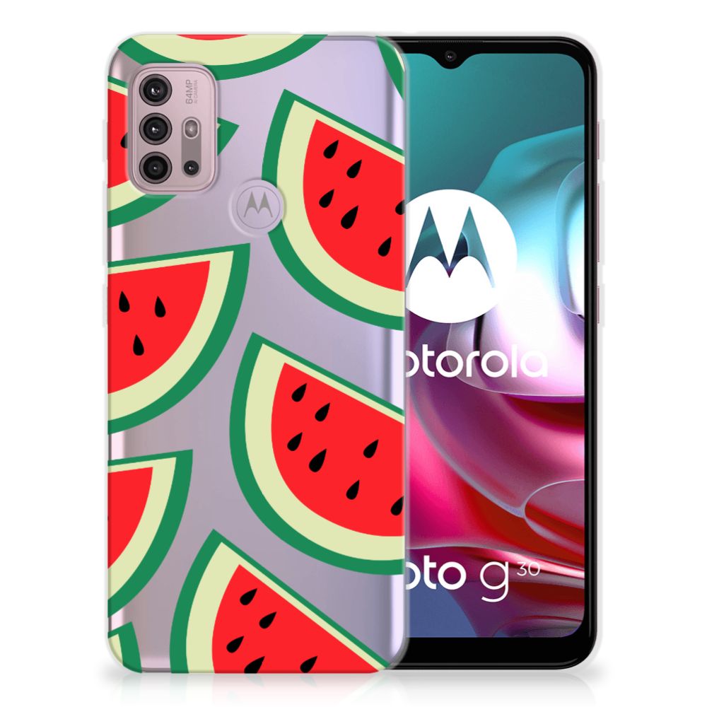 Motorola Moto G30 | G10 Siliconen Case Watermelons