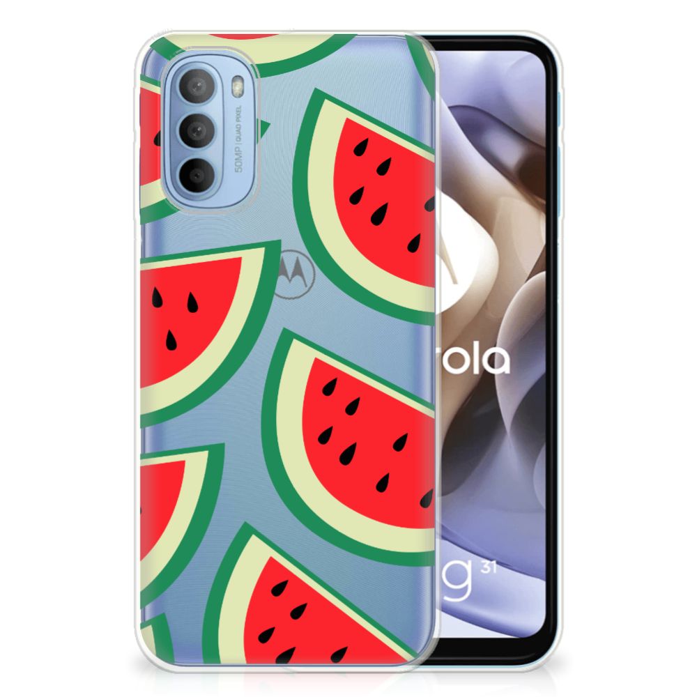 Motorola Moto G31 | G41 Siliconen Case Watermelons