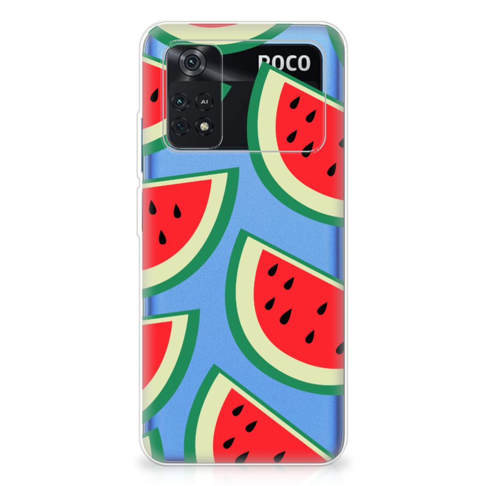 Xiaomi Poco M4 Pro 4G Siliconen Case Watermelons