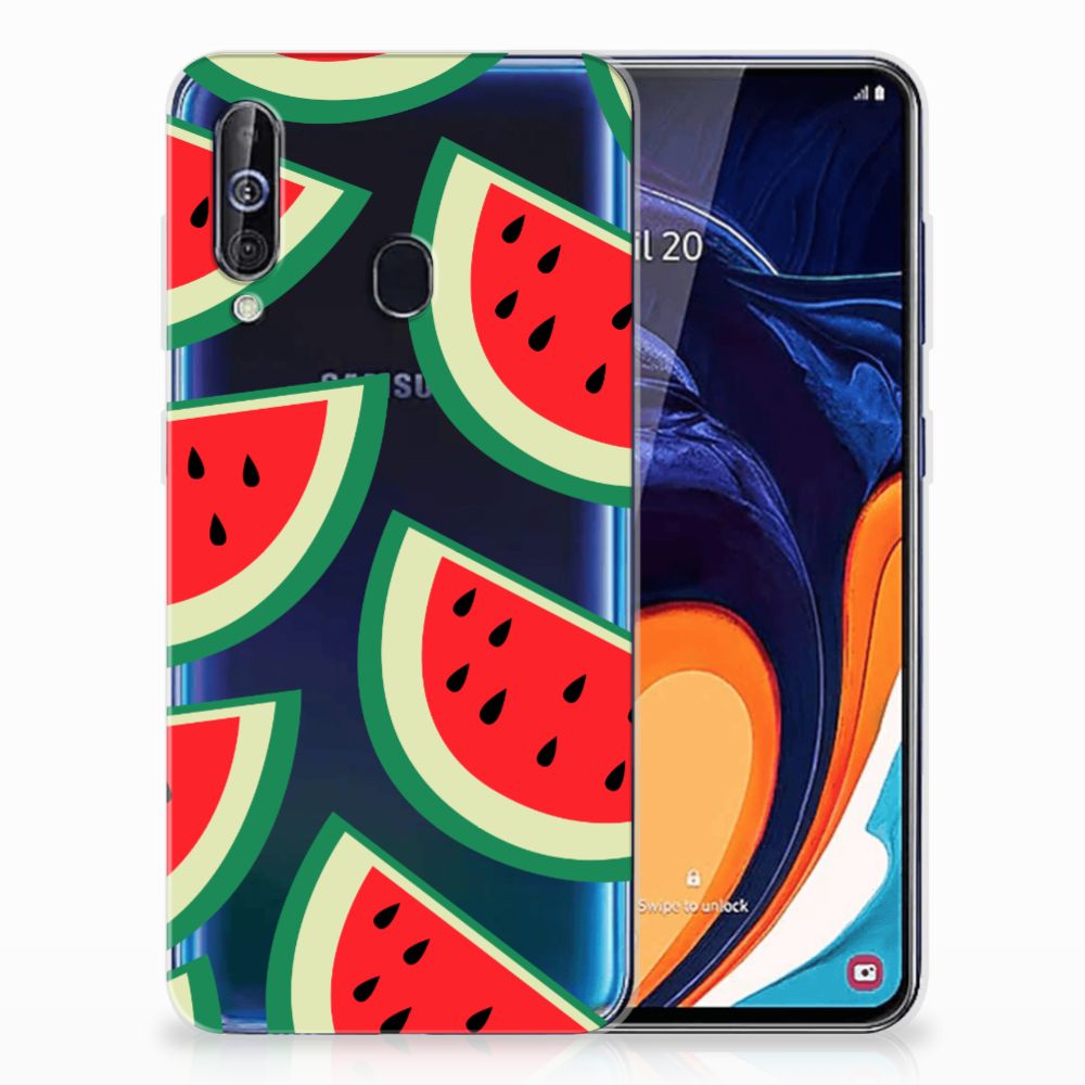 Samsung Galaxy A60 Siliconen Case Watermelons