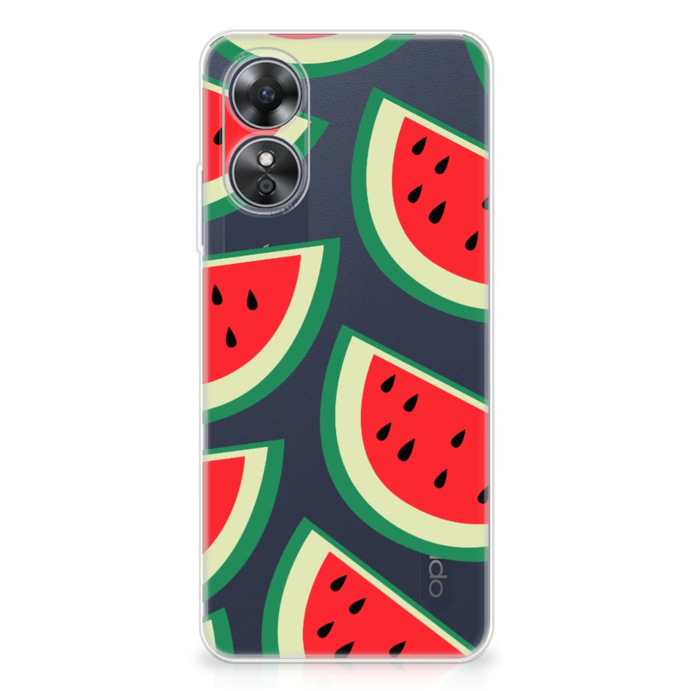 OPPO A17 Siliconen Case Watermelons