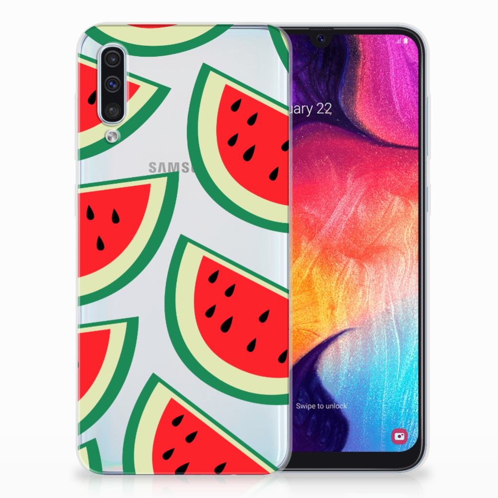 Samsung Galaxy A50 Siliconen Case Watermelons