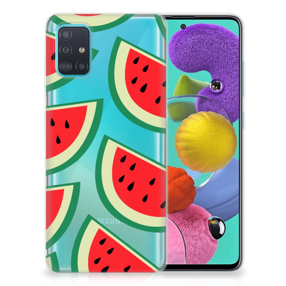 Samsung Galaxy A51 Siliconen Case Watermelons