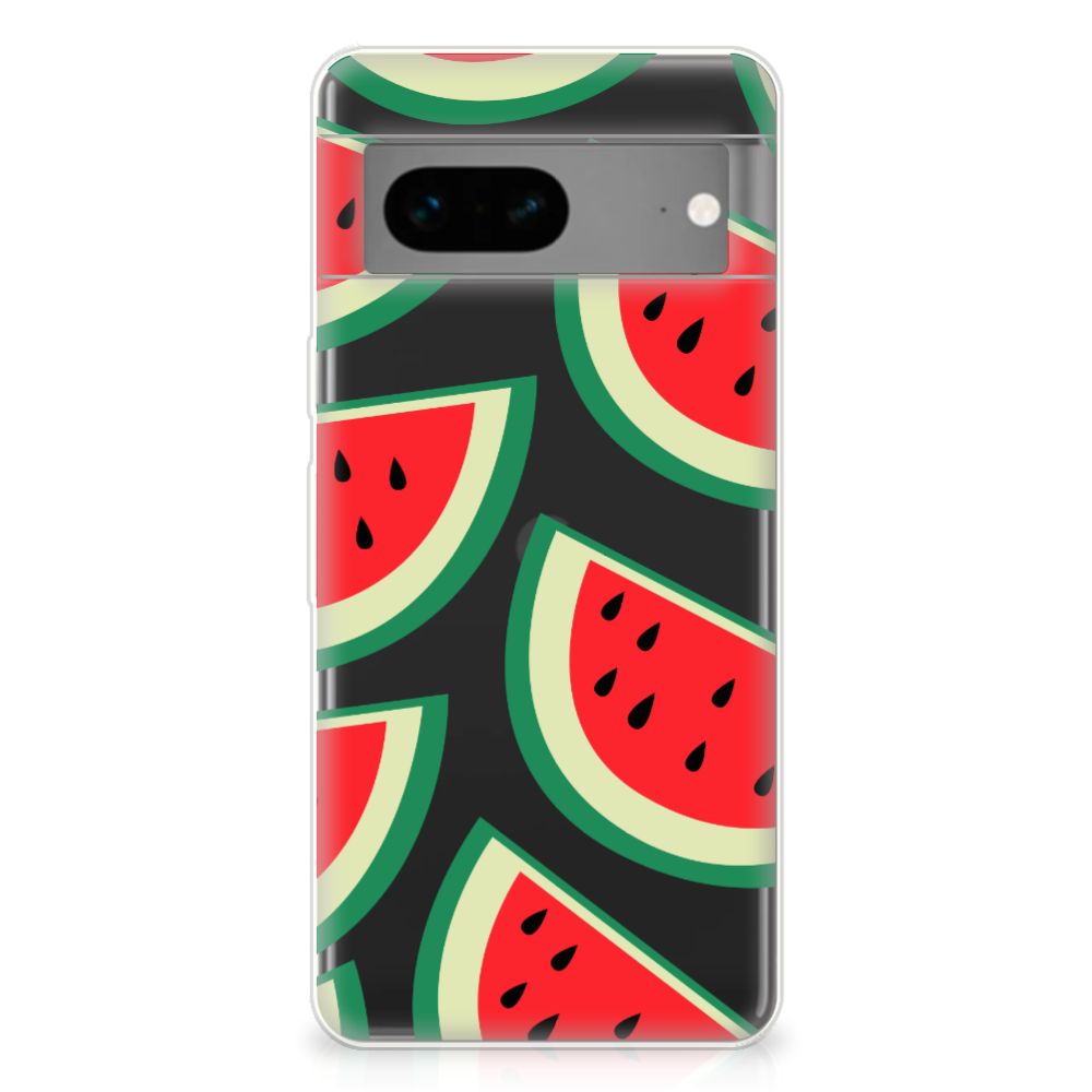 Google Pixel 7 Siliconen Case Watermelons