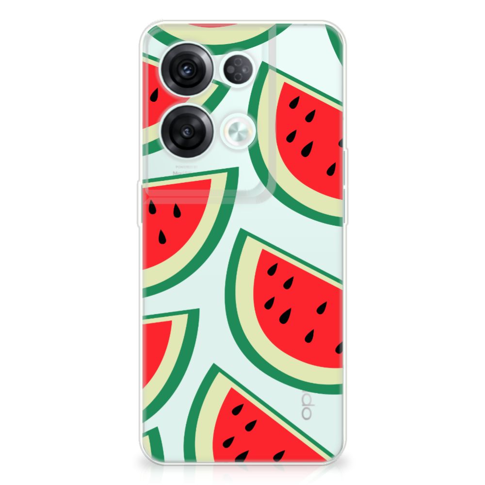 OPPO Reno8 Pro Siliconen Case Watermelons