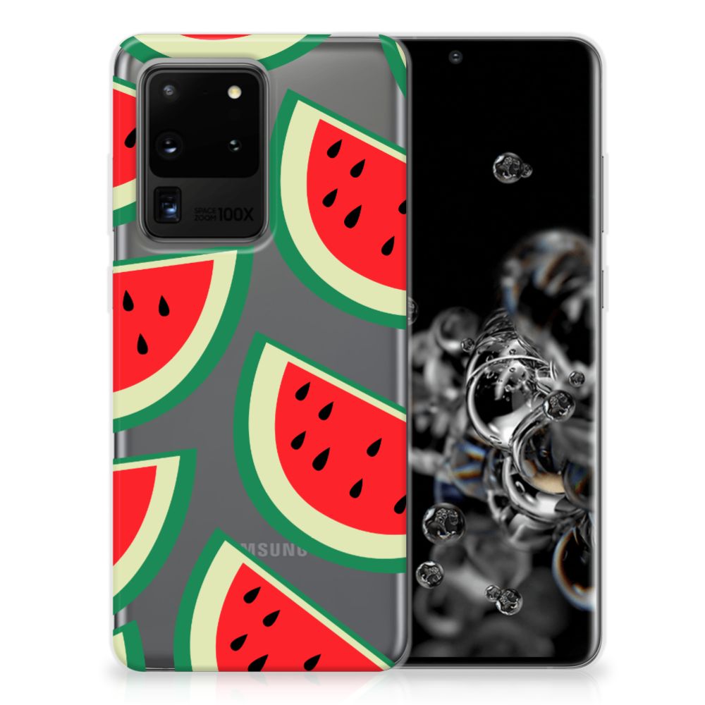 Samsung Galaxy S20 Ultra Siliconen Case Watermelons