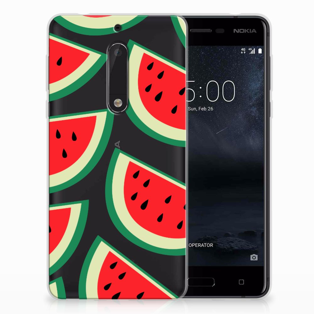 Nokia 5 Siliconen Case Watermelons
