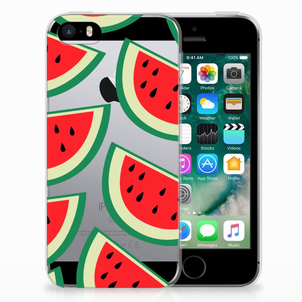 Apple iPhone SE | 5S Siliconen Case Watermelons