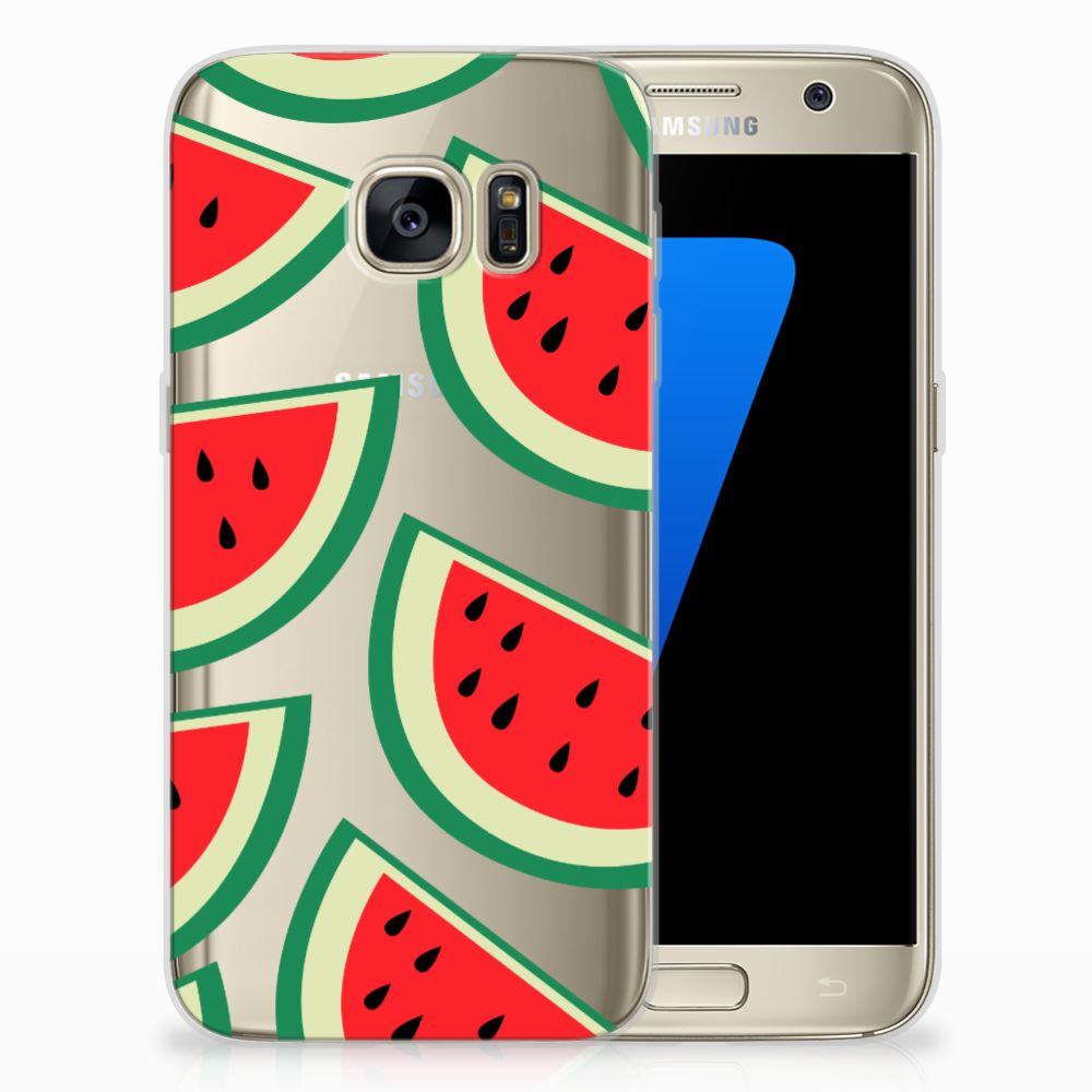 Samsung Galaxy S7 Siliconen Case Watermelons