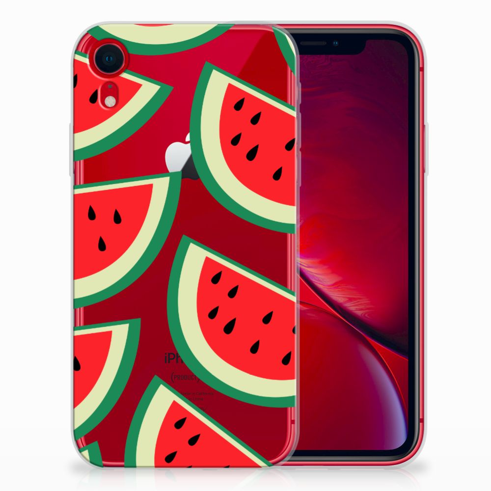 Apple iPhone Xr Siliconen Case Watermelons