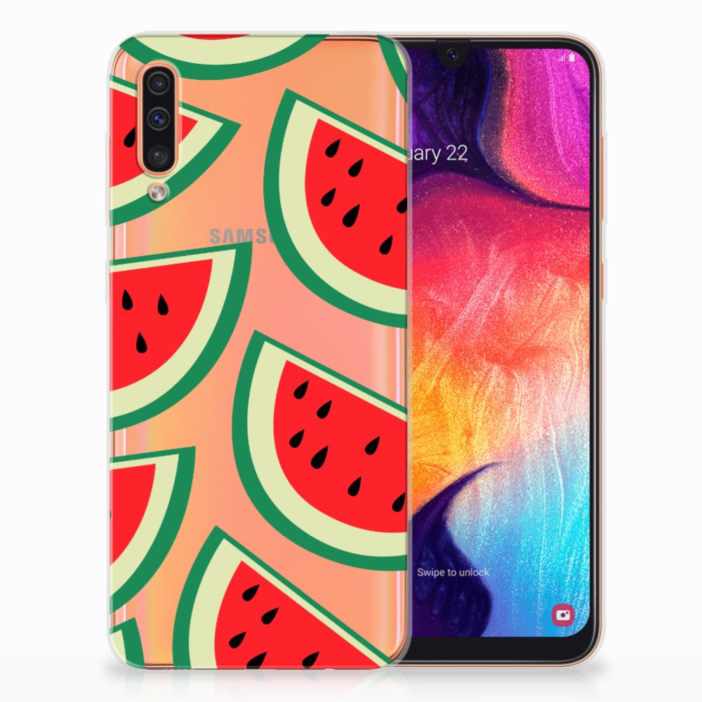 Samsung Galaxy A50 Siliconen Case Watermelons