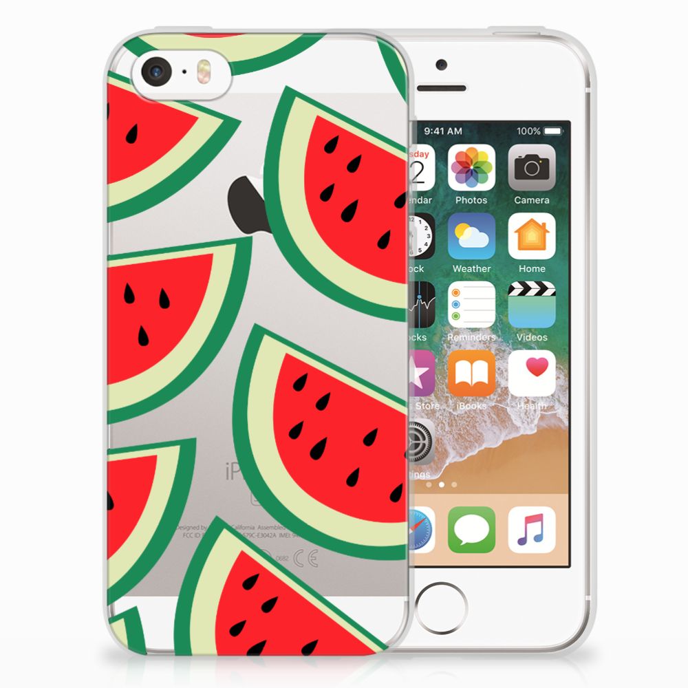 Apple iPhone SE | 5S Siliconen Case Watermelons