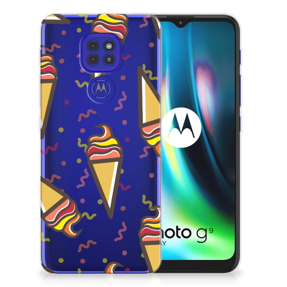 Motorola Moto G9 Play | E7 Plus Siliconen Case Icecream