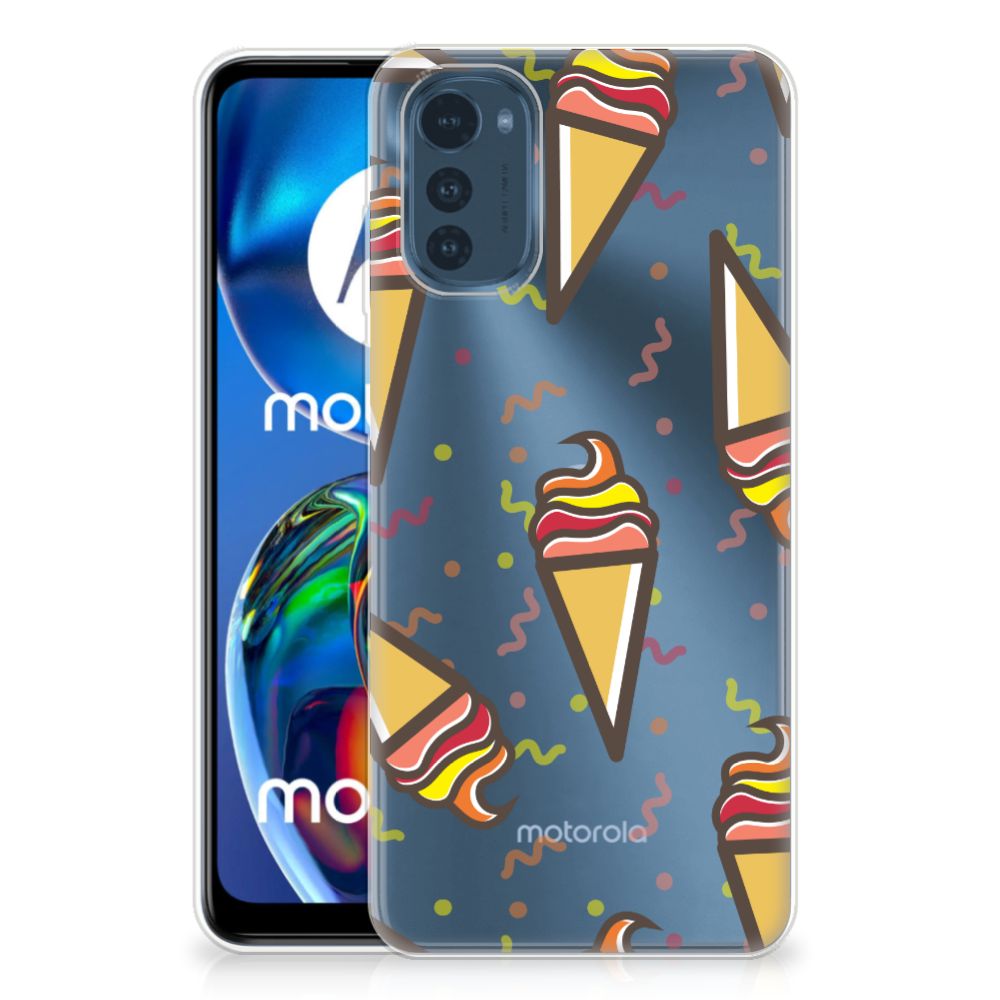 Motorola Moto E32/E32s Siliconen Case Icecream