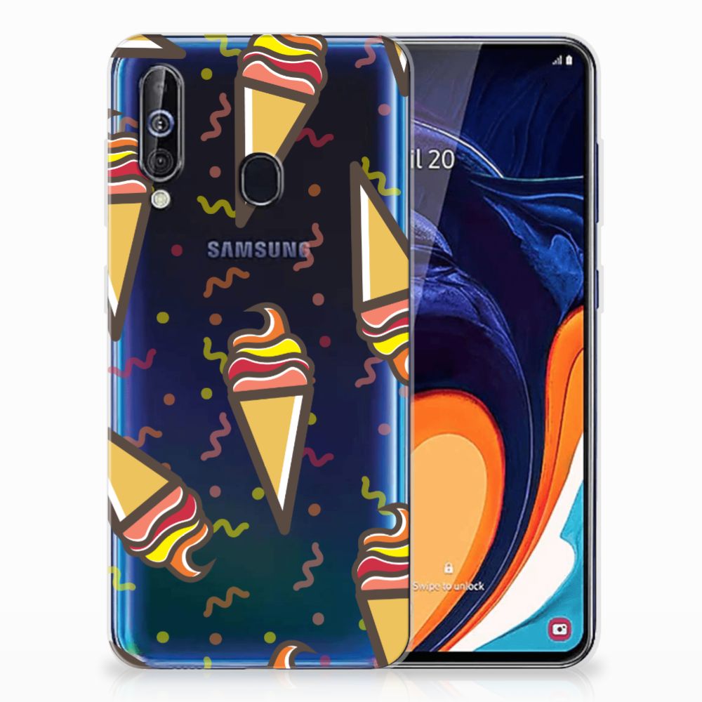 Samsung Galaxy A60 Siliconen Case Icecream