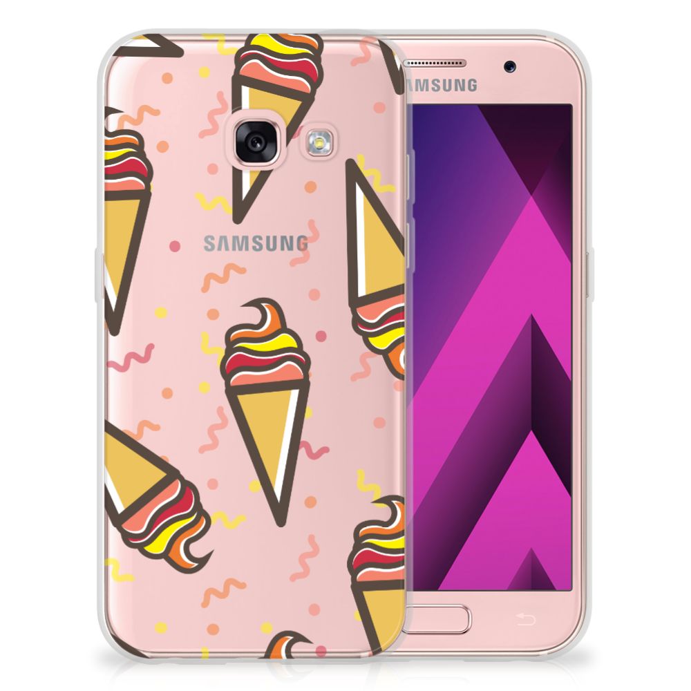 Samsung Galaxy A3 2017 Siliconen Case Icecream