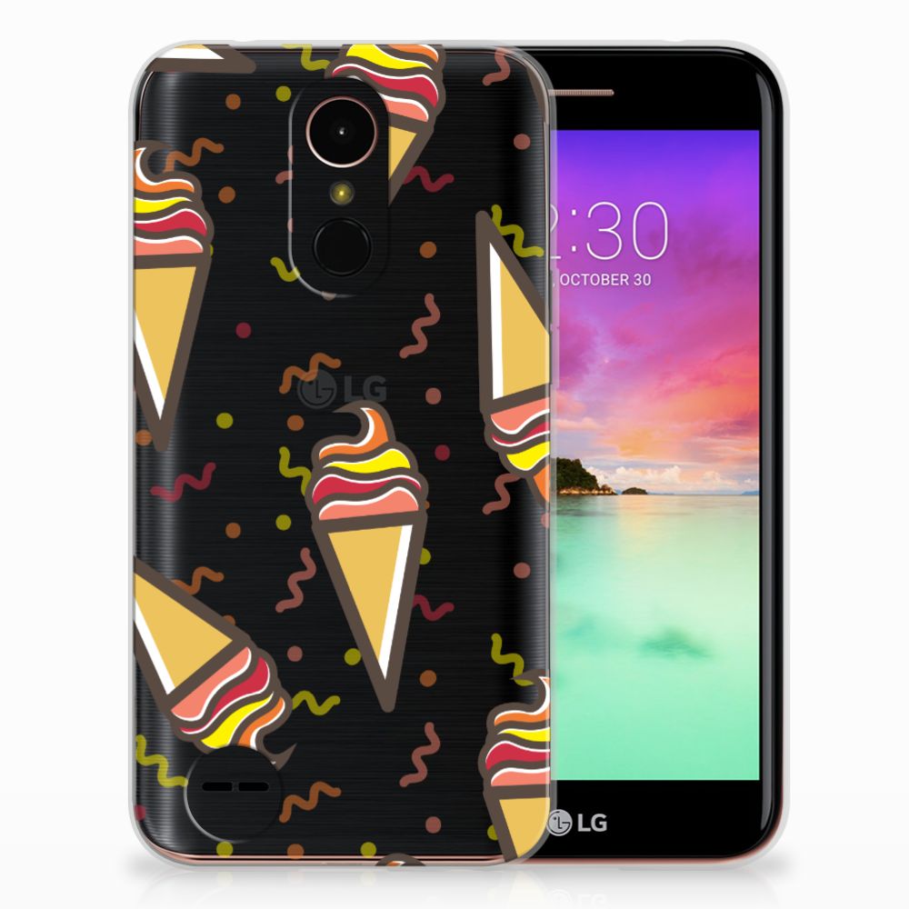 LG K10 2017 Siliconen Case Icecream