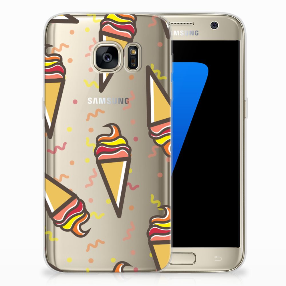Samsung Galaxy S7 Siliconen Case Icecream