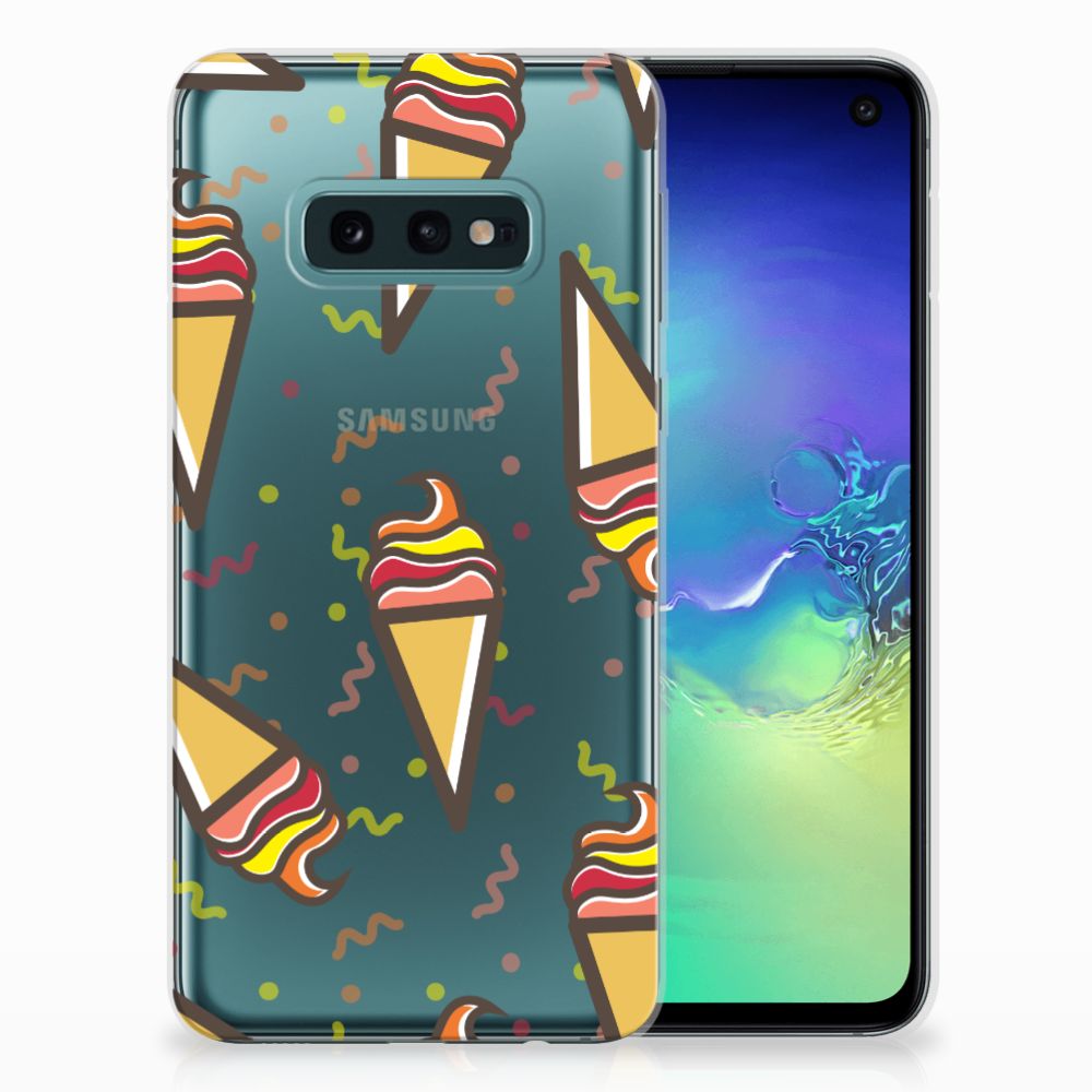 Samsung Galaxy S10e Siliconen Case Icecream