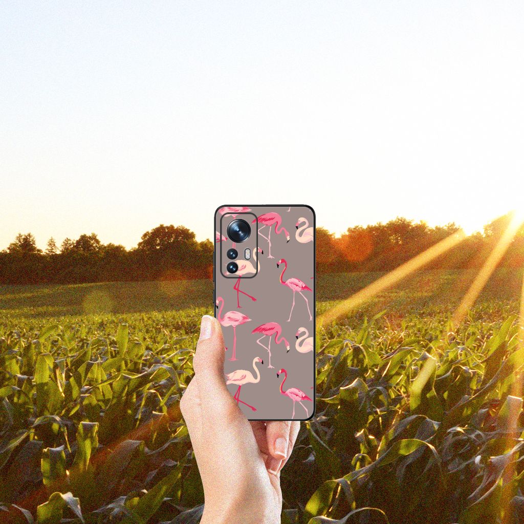 Xiaomi 12 | 12X Dierenprint Telefoonhoesje Flamingo