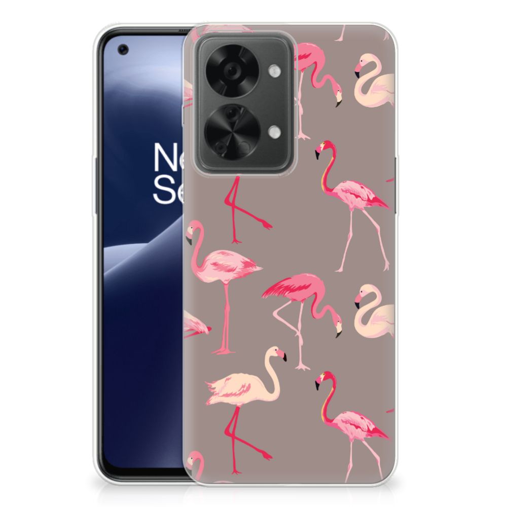 OnePlus Nord 2T TPU Hoesje Flamingo