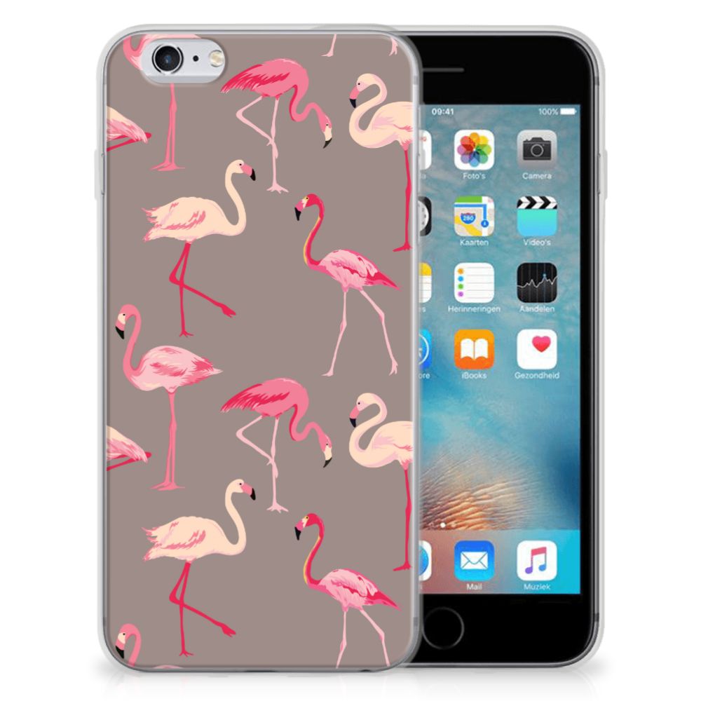 Apple iPhone 6 | 6s Uniek TPU Hoesje Flamingo