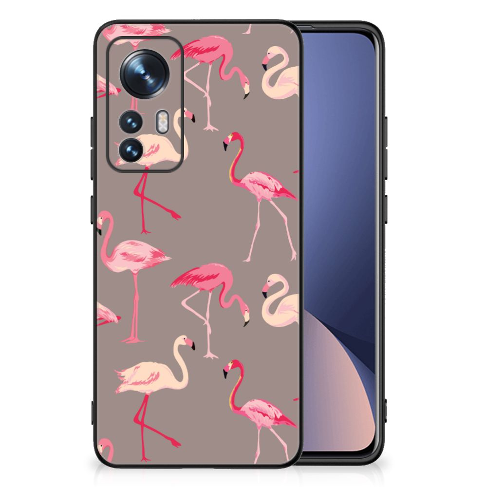 Xiaomi 12 | 12X Dierenprint Telefoonhoesje Flamingo