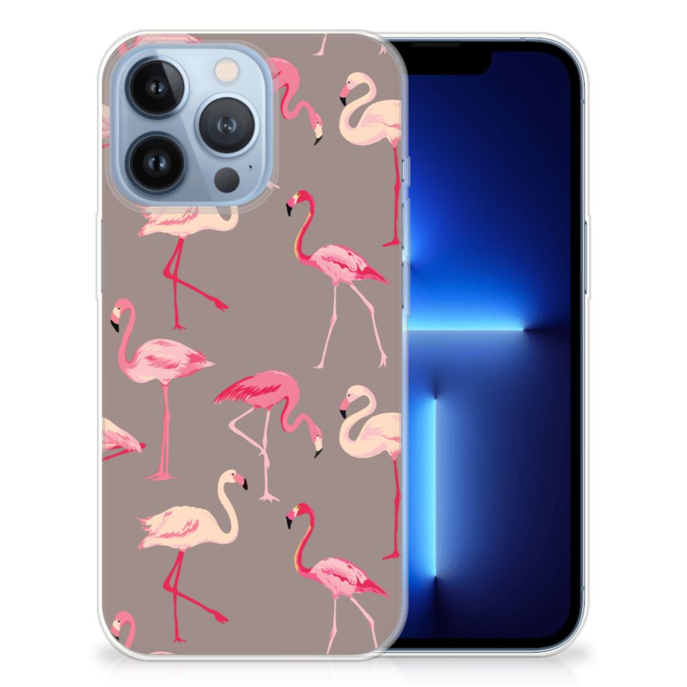 Apple iPhone 13 Pro TPU Hoesje Flamingo