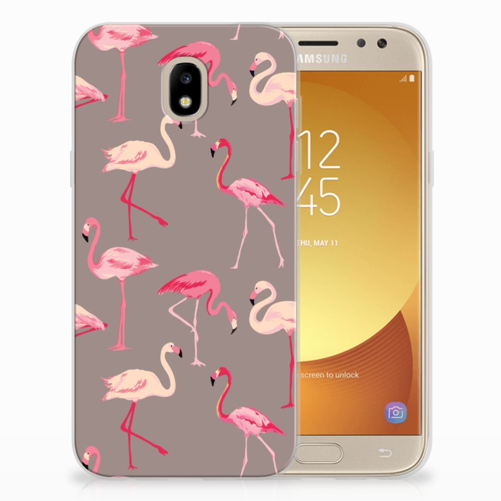 Samsung Galaxy J5 2017 TPU Hoesje Flamingo