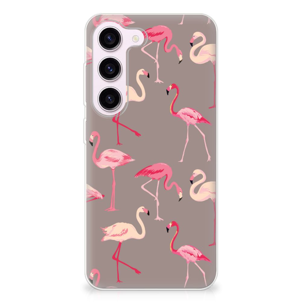 Samsung Galaxy S23 TPU Hoesje Flamingo