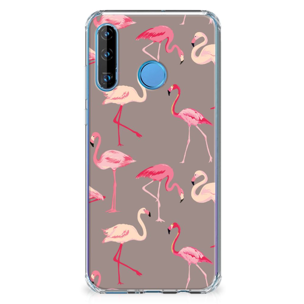 Huawei P30 Lite Case Anti-shock Flamingo