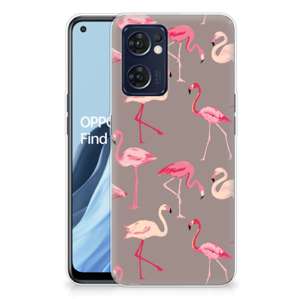 OPPO Reno 7 5G | Find X5 Lite TPU Hoesje Flamingo