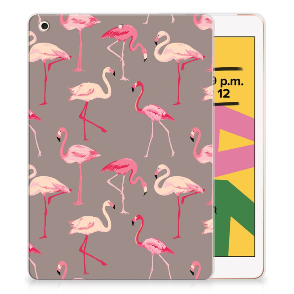 Apple iPad 10.2 (2019) Back Case Flamingo