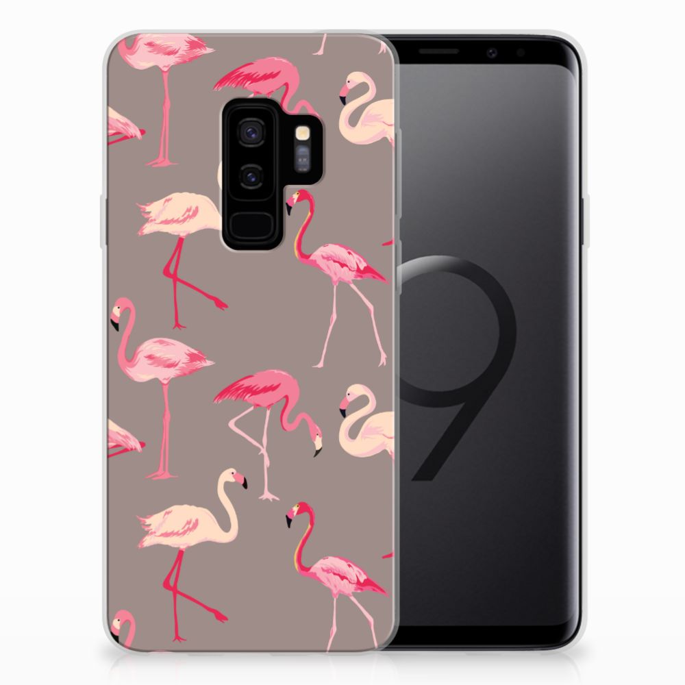 Samsung Galaxy S9 Plus Uniek TPU Hoesje Flamingo