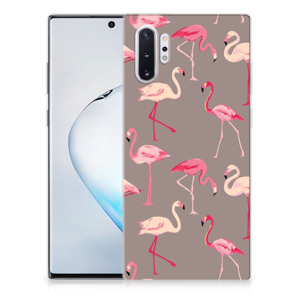 Samsung Galaxy Note 10 Plus TPU Hoesje Flamingo