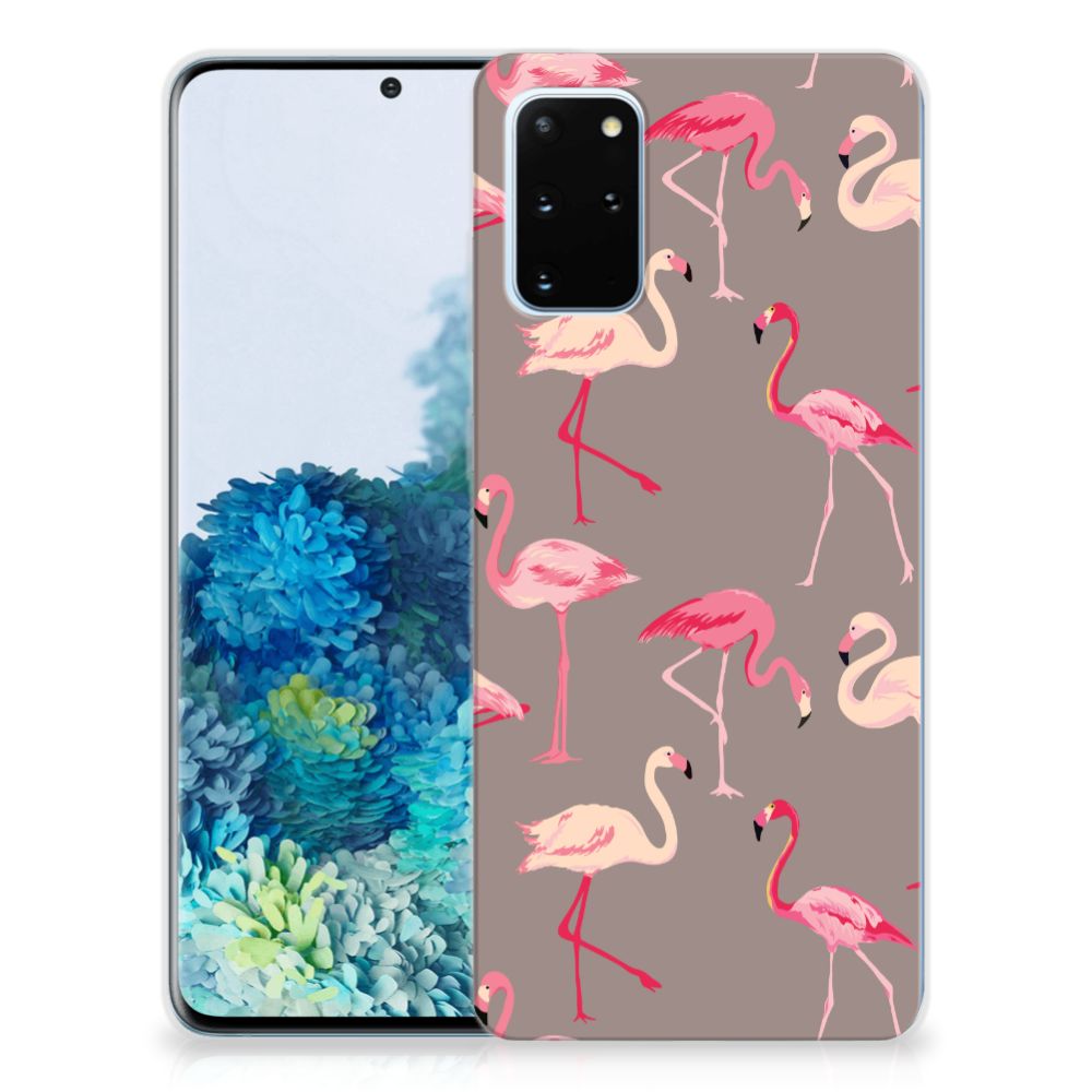 Samsung Galaxy S20 Plus TPU Hoesje Flamingo