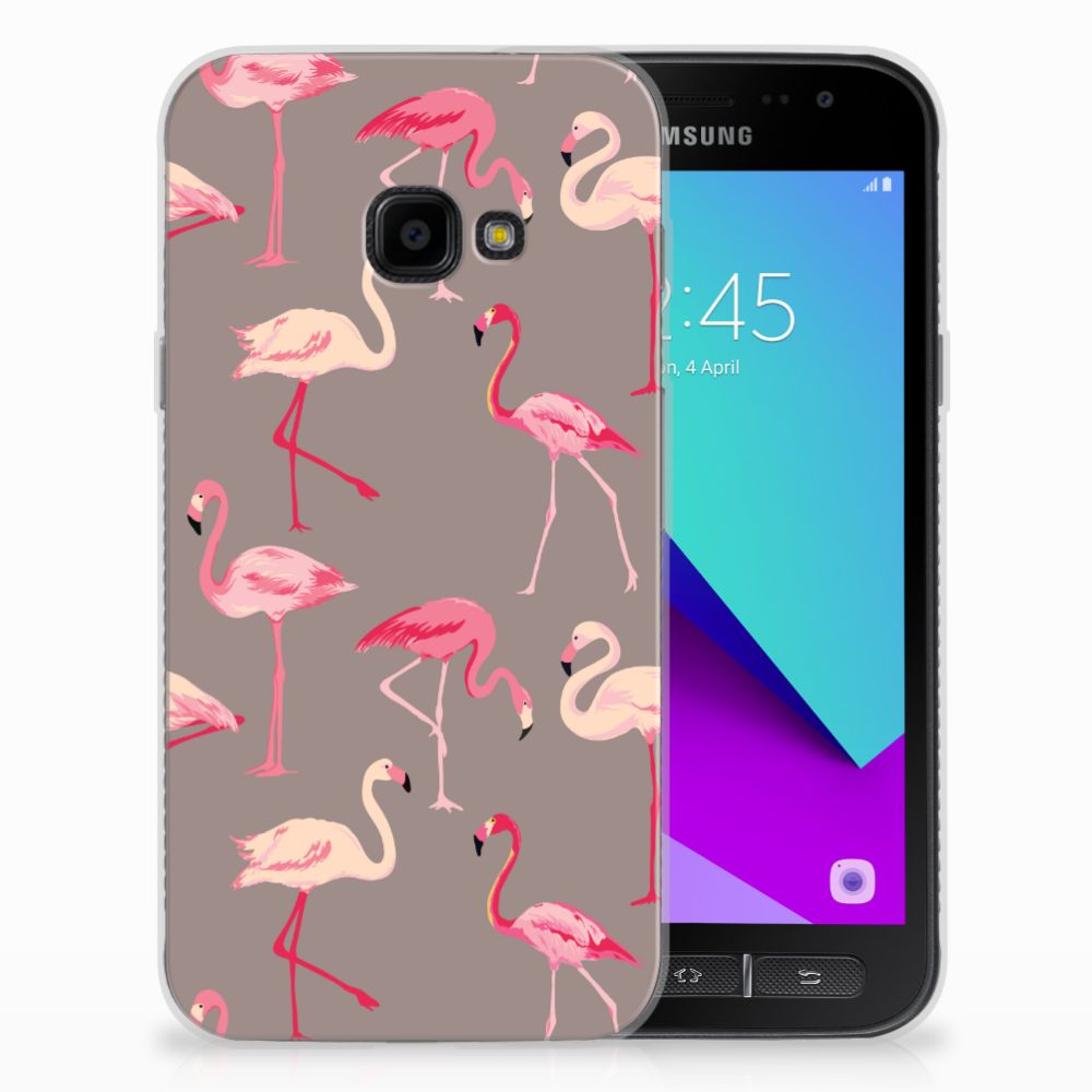 Samsung Galaxy Xcover 4 | Xcover 4s TPU Hoesje Flamingo