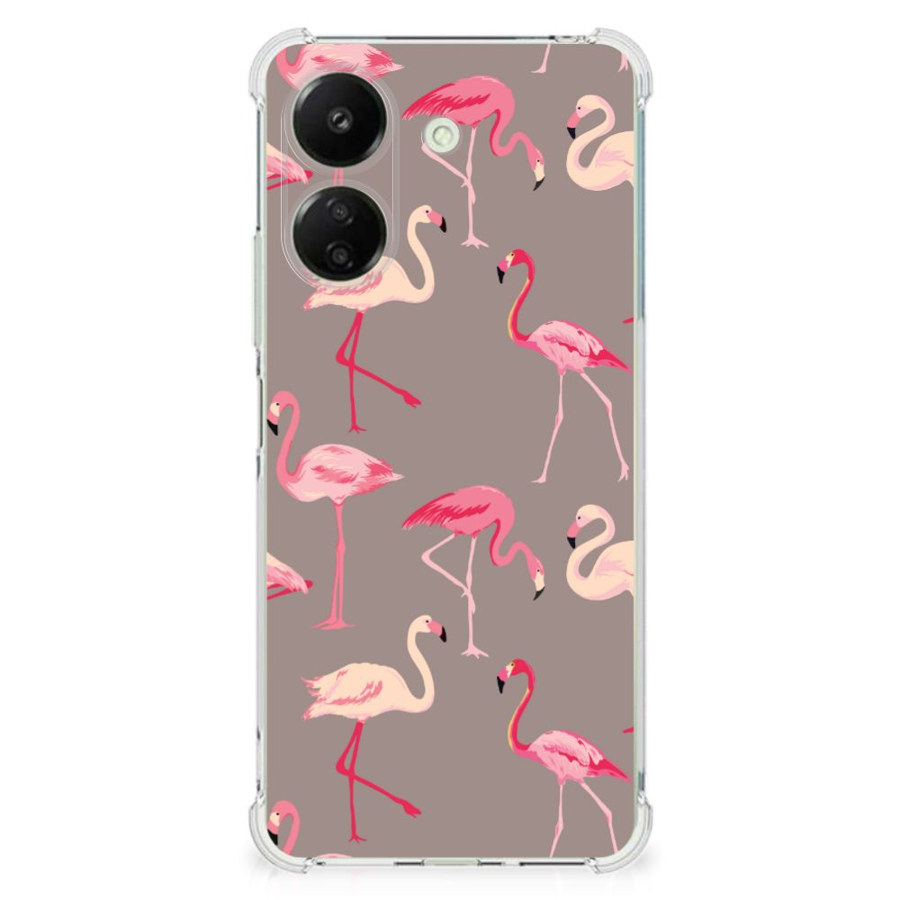 Xiaomi Redmi 13C 4G Case Anti-shock Flamingo