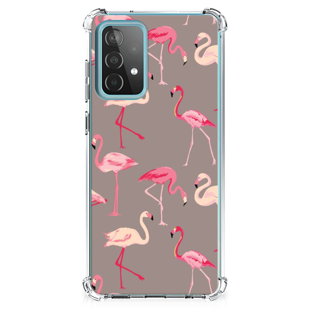Samsung Galaxy A52 4G/5G Case Anti-shock Flamingo