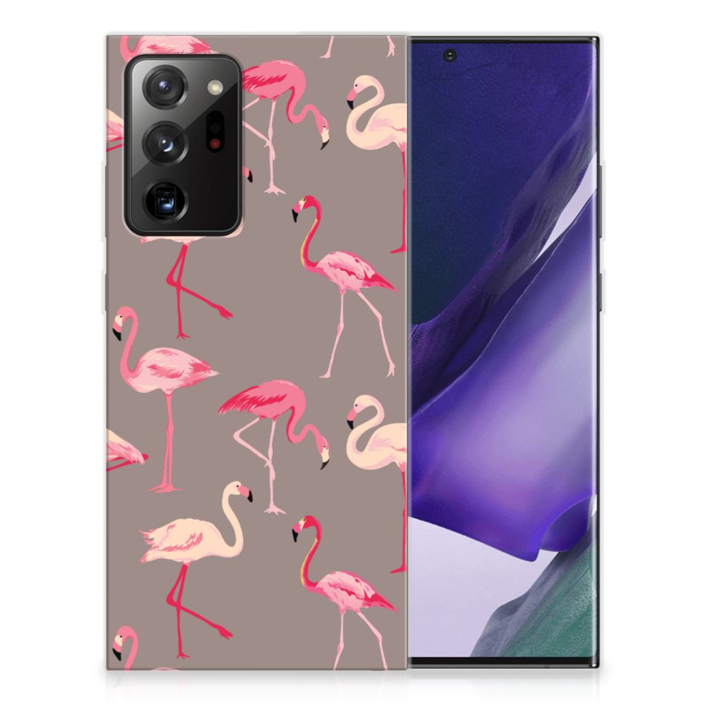 Samsung Galaxy Note20 Ultra TPU Hoesje Flamingo