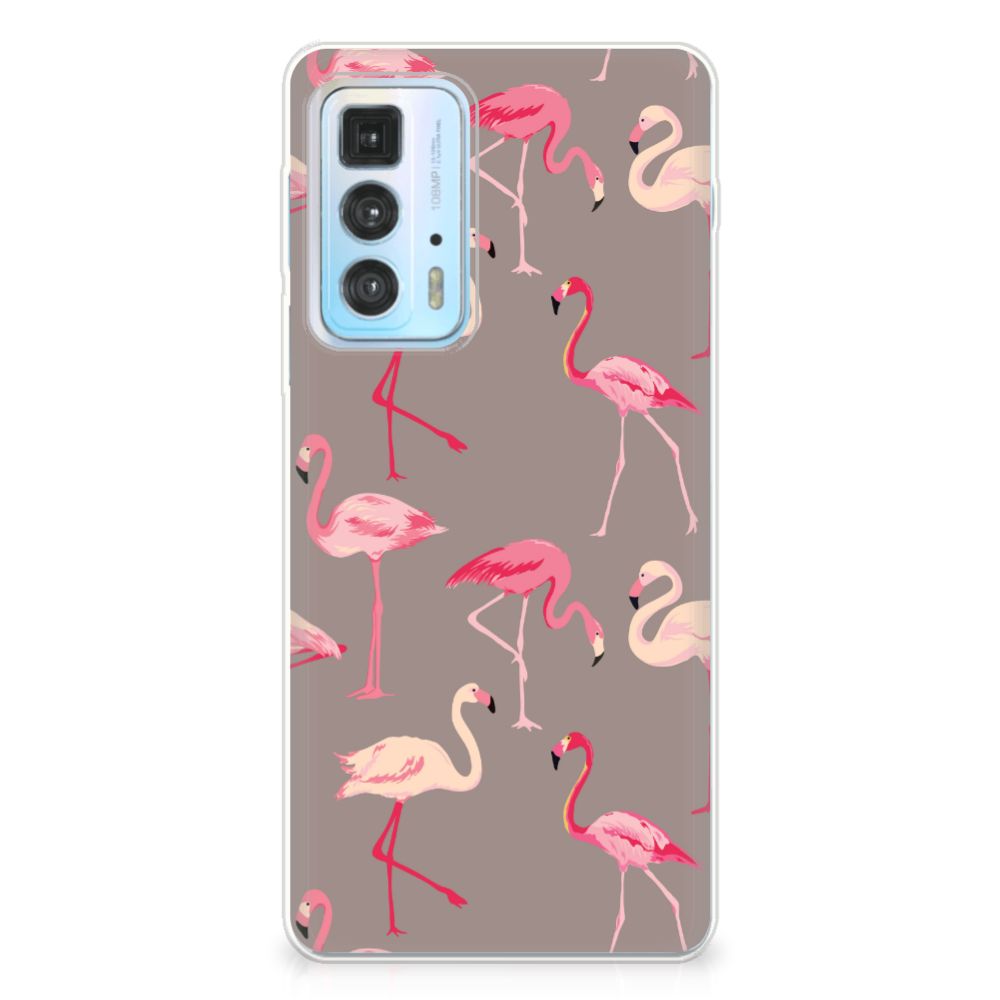 Motorola Edge 20 Pro TPU Hoesje Flamingo