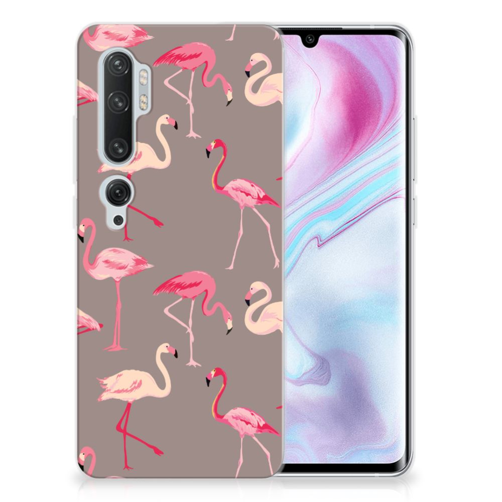 Xiaomi Mi Note 10 Pro TPU Hoesje Flamingo