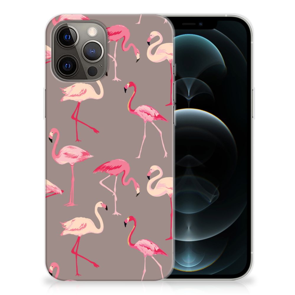 iPhone 12 Pro Max TPU Hoesje Flamingo