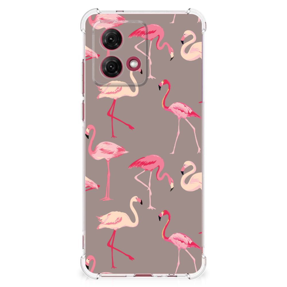 Motorola Moto G84 Case Anti-shock Flamingo
