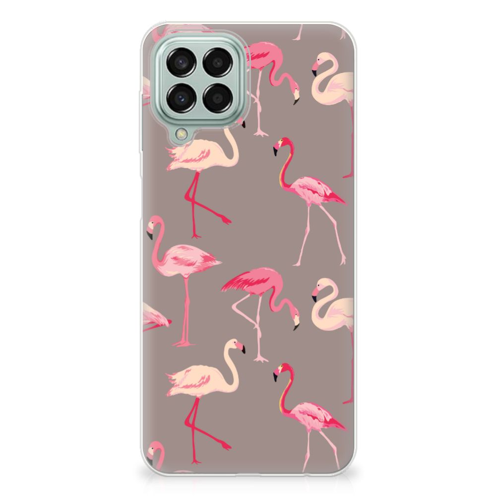 Samsung Galaxy M33 TPU Hoesje Flamingo